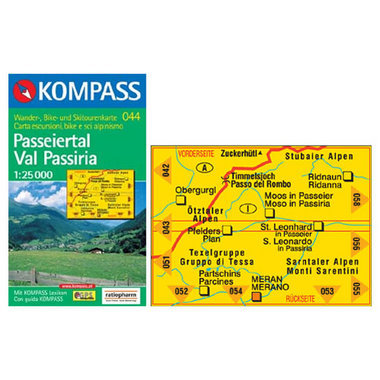 KOMPASS Carta N° 044 1:25.000 acquista in Online Shop Home  - Sportler