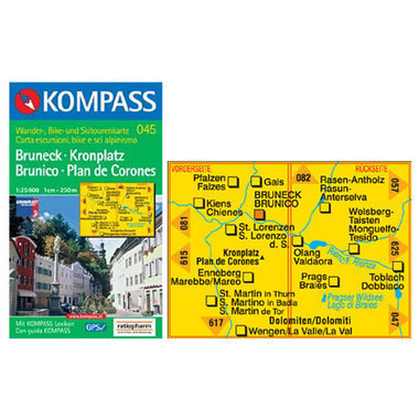 KOMPASS Carta N° 045 1:25.000 acquista in Online Shop Home  - Sportler