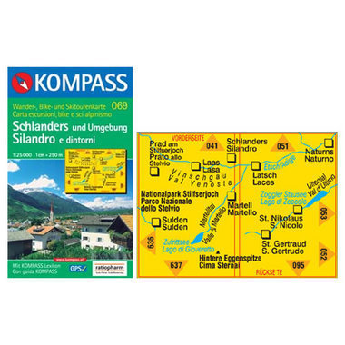 KOMPASS Carta N° 069 1:25.000 acquista in Online Shop Home  - Sportler