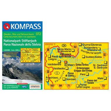 KOMPASS Carta N° 072 1:50.000 acquista in Online Shop Home  - Sportler