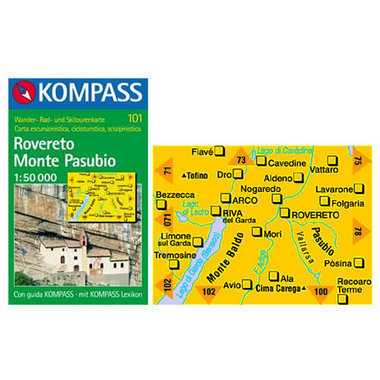 KOMPASS Karte Nr. 101 1:50.000 kaufen in Online Shop Home  - Sportler