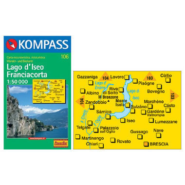 KOMPASS Carta N° 106 1:50.000 acquista in Online Shop Home  - Sportler