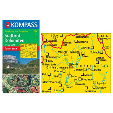 KOMPASS Carta N° 356 1:150.000 acquista in Online Shop Home  - Sportler