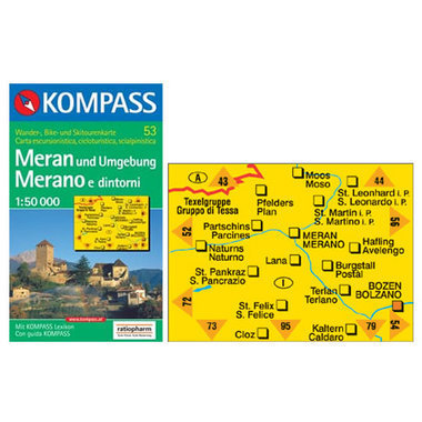 KOMPASS Carta N° 53 1:50.000 acquista in Online Shop Home  - Sportler