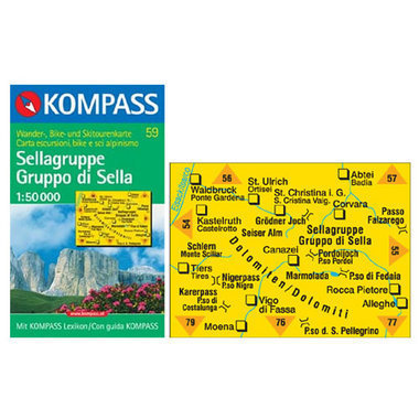 KOMPASS Karte Nr. 59 1:50.000 kaufen in Online Shop Home  - Sportler