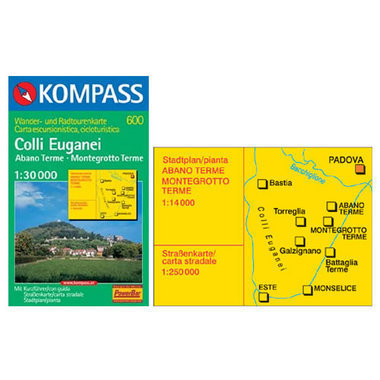 KOMPASS Karte Nr. 600 1:30.000 kaufen in Online Shop Karten / Literatur  - Sportler