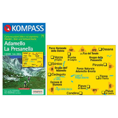 KOMPASS Carta N° 71 1:50.000 acquista in Online Shop Home  - Sportler