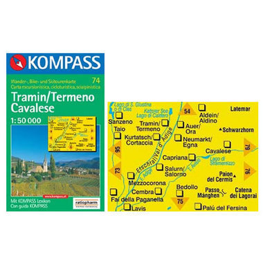 KOMPASS Carta N° 74 1:50.000 acquista in Online Shop Home  - Sportler