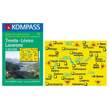 KOMPASS Karte Nr. 75 1:50.000 kaufen in Online Shop Home  - Sportler