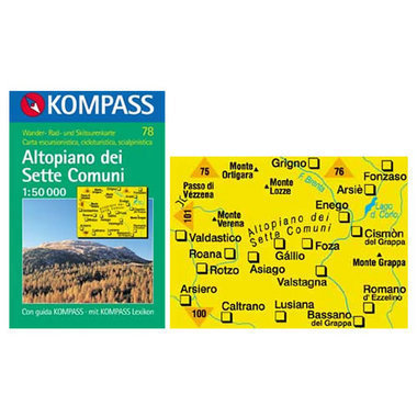 KOMPASS Carta N° 78 1:50.000 acquista in Online Shop Home  - Sportler