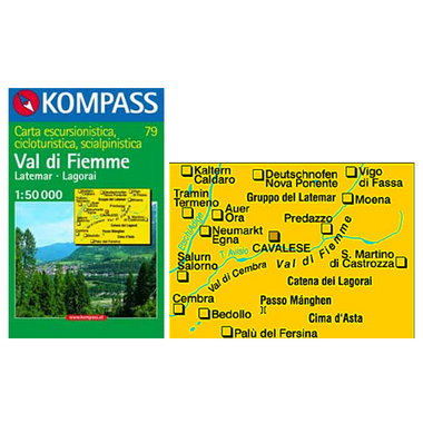 KOMPASS Karte Nr. 79 1:50.000 kaufen in Online Shop Karten / Literatur  - Sportler