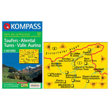KOMPASS Karte Nr. 82 1:50.000 kaufen in Online Shop Home  - Sportler