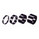 Bbb Light Space Alu-Spacer 1 1/8 Black