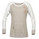 Blurr Fracture Top L/S W's Stone (Beige)/White