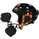 ARNETTE Plug In Helmet Black/Orange (plug)