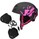 ARNETTE Plug In Helmet (Animal Print) Fucsia Zebra (plug)