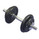 Getfit 10 Kg Set + Plastic Box Black/Chrome
