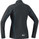 GORE Running Wear X-Running Zip Shirt L/S W's Black/Light Blue