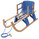 Hamax Lillehammer with Back Support Natural/Blue