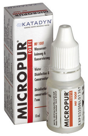 KATADYN Micropur Forte MF 100F kaufen in Online Shop Hygiene, Schutz, Erste Hilfe - Sportler