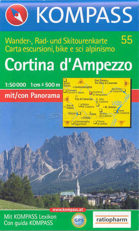 Kompass Carta N° 55 1:50.000 acquista in Online Shop Cartine Kompass - Sportler