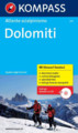 Karten / Literatur > Kompass Karten >  Kompass Atlante scialpinismo Dolomiti