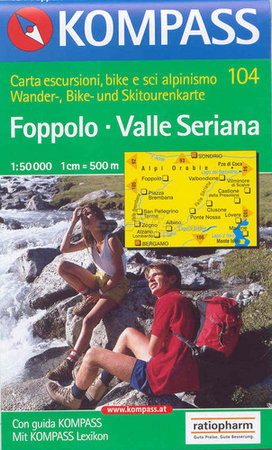 Kompass Carta N° 104 1:50.000 acquista in Online Shop Cartine Kompass  - Sportler