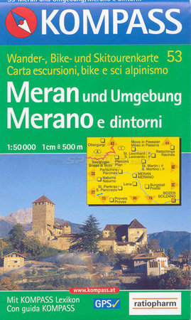 Kompass Carta N° 53 1:50.000 acquista in Online Shop Cartine Kompass  - Sportler