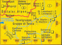 Kompass Carta N° 043 1:25.000
