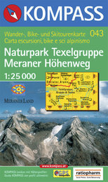 Kompass Carta N° 043 1:25.000