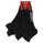 Lakes Sneaker Socks 3 Pair Black