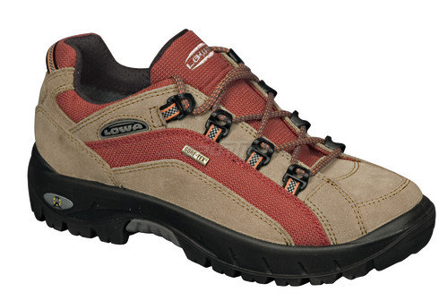 Taupe/Red