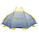 Meru Boca Beach Tent Green/Blue retro