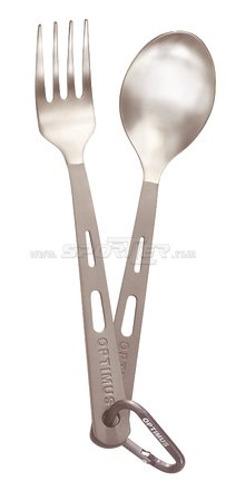 Optimus Titanium Fork and Spoon Set kaufen in Online Shop Outdoor K&uuml;che / Wasser  - Sportler