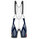 RH+ Stretch Control Bibshort White/Blue