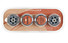 Rollerblade Fitness Rollen 80/82A+SG7+Alu Abstandhalter