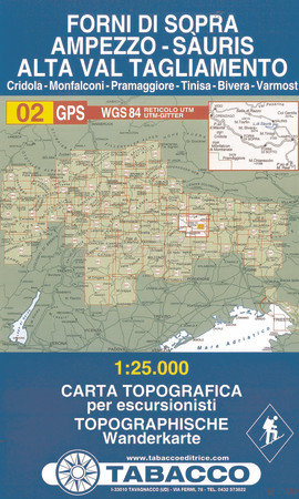Tabacco Carta N° 02 1:25000 acquista in Online Shop  - Sportler