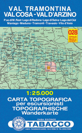 Tabacco Carta N° 028 1:25000 acquista in Online Shop Cartine Tabacco  - Sportler
