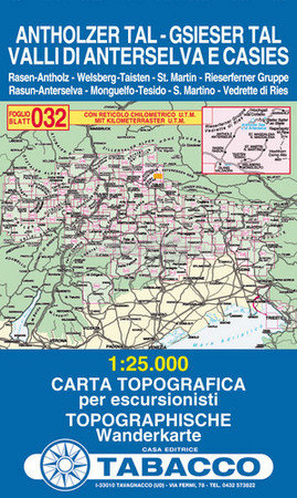 Tabacco Carta N° 032 1:25000 acquista in Online Shop Cartine Tabacco  - Sportler