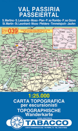 TABACCO Carta N° 039 1:25000 acquista in Online Shop Carte topografiche / libri  - Sportler