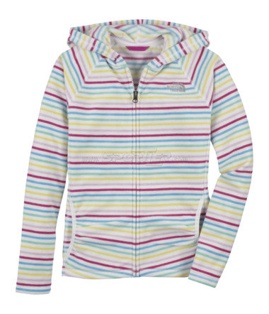 The North Face Girls' Striped Glacier Full Zip Hoodie Jr acquista in Online Shop Abbigliamento Trekking  - Sportler