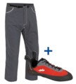 Alpinismus / Bergsport > Kletterschuhe >  Triop Orca + Vertical DST Pants