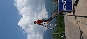 Tolle Bilder der Bike-Akrobatik-Show in Meran