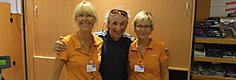 Ein besonderer Gast bei Sportler Meran