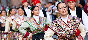 Europeade - Bozen als Tanzfl&auml;che Europas