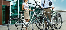 Das Bikevent auf dem Rathausplatz