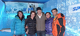 Markus Lanz bei Sportler Bruneck