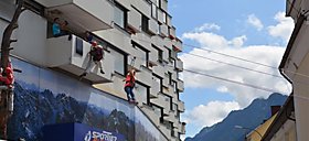 Sportler Alpin Bludenz beim Milka Schokofest 2012