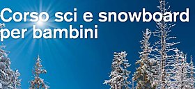 Corso sci e snowboard per bambini