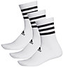 adidas 3-Stripes Cushioned - Socken (3 Paar), White